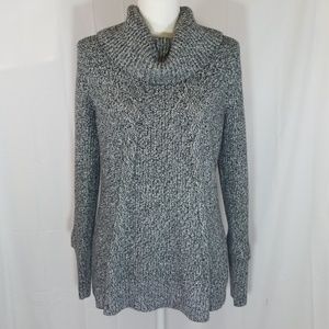 Calvin Klein thick cable knit cowl neck sweater